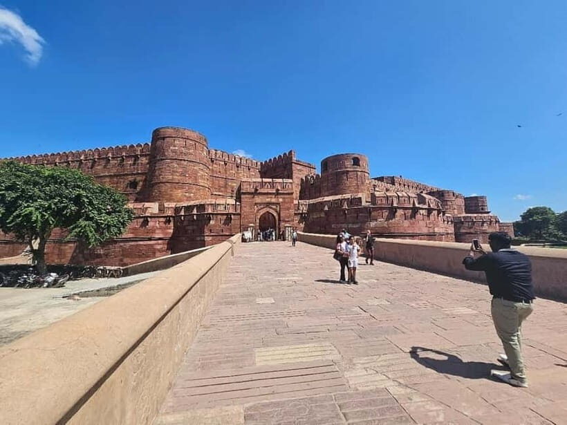 Agra: Guided City Tour Taj Mahal Agra Fort & Baby Taj by Car - Agra Fort: Akbar’s Sandstone Power and Shah Jahan’s Marble Inside