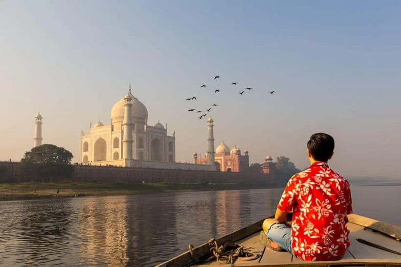 Agra: Taj Mahal Vip Tickets with Guide & Backside Boat Ride - Yamuna River long-tail boat ride: how tide changes the plan