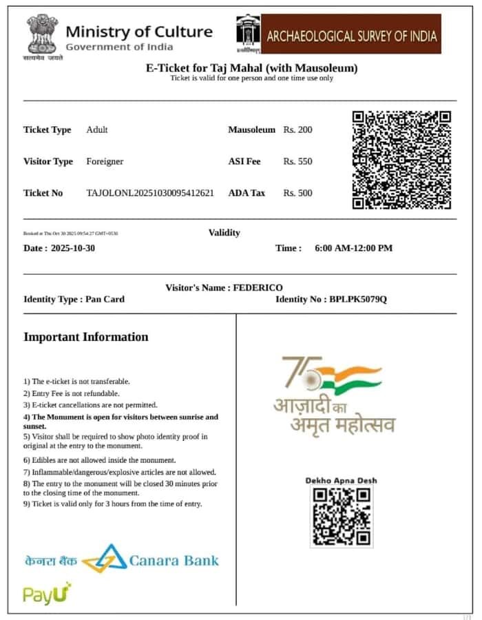 Book Taj Mahal Entry Tickets with Skip the Line Entry. - Your Government-Approved Guide: More Than Just a Ticket Holder