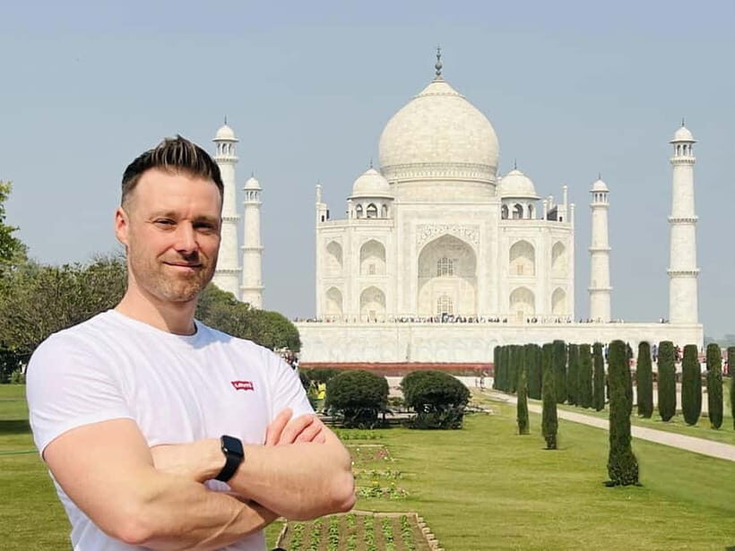 From Delhi: Taj Mahal & Agra Fort Tour with Transfers - Taj Mahal: timed entry, guided context, and that priceless early light