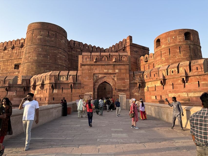 From Delhi : Taj Mahal and Agra Fort Tour By Private Car - Agra Fort in red sandstone: a Mughal power base you can actually read