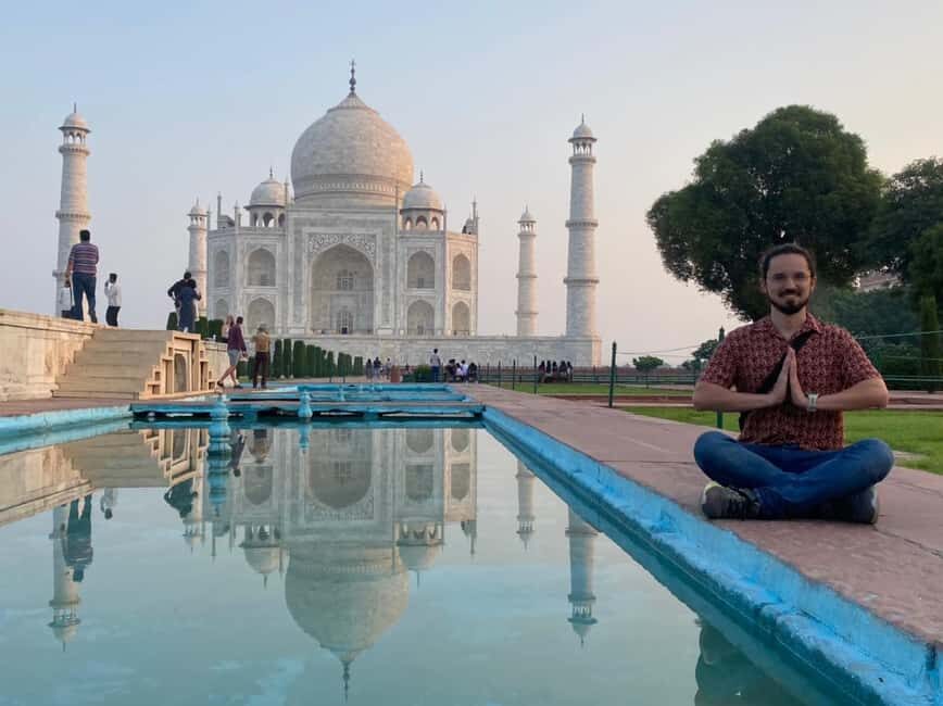 From Delhi: Taj Mahal Sunrise , Agra Fort & Baby Taj Tour - Skip-the-line Taj Mahal entry: more looking, less waiting