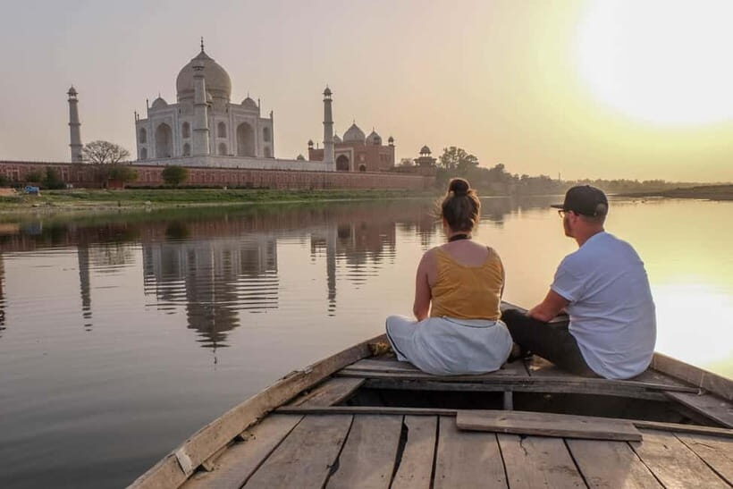 Taj Mahal Back View Yamuna Boat Ride Tour - The Yamuna boat ride: the calm part of the Taj experience